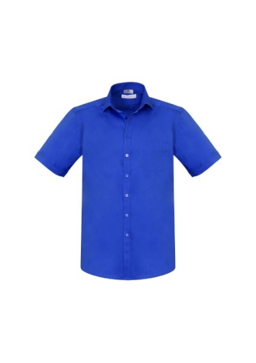 Picture of Biz Collection Mens Monaco Shirt Short Sleeve Cotton Rich (CO10005)